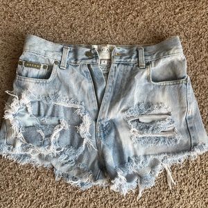Distressed Oscar shorts